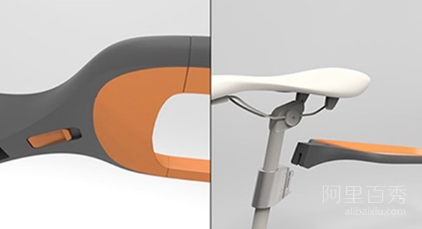 可拆卸的自行车 后座可以变大锁 再也不用担心被偷啦(图3) 可拆卸的自行车 后座可以变大锁 再也不用担心被偷啦--置顶表情
