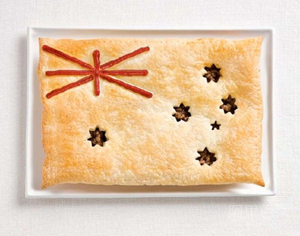 用食物组成的各国国旗 边学知识边享美味(图10) 用食物组成的各国国旗 边学知识边享美味--置顶表情