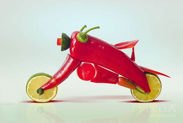 用食物组成的小玩意儿 吃货们来试试呗(图8) 用食物组成的小玩意儿 吃货们来试试呗--置顶表情